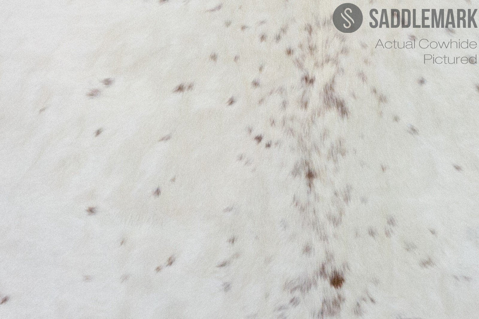 Brown and White Brazilian X-Large Cowhide Rug 6'8" x 6'5" #2372 by Hudson Hides