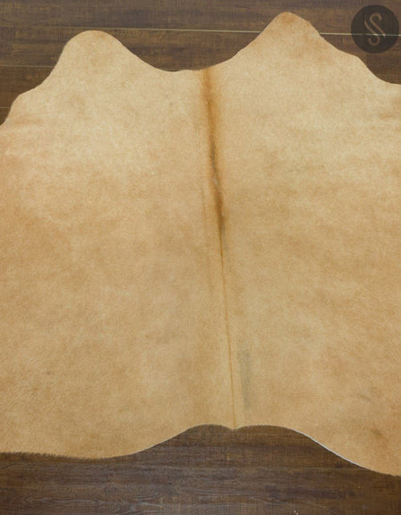 Palomino Brazilian Small Cowhide Rug 4'8" x 4'8" #2477 by Hudson Hides