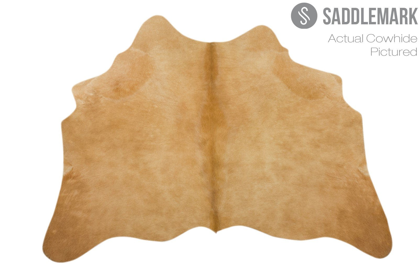 Palomino Brazilian Cowhide Rug 4'2" x 4'5" by Saddlemark #2593