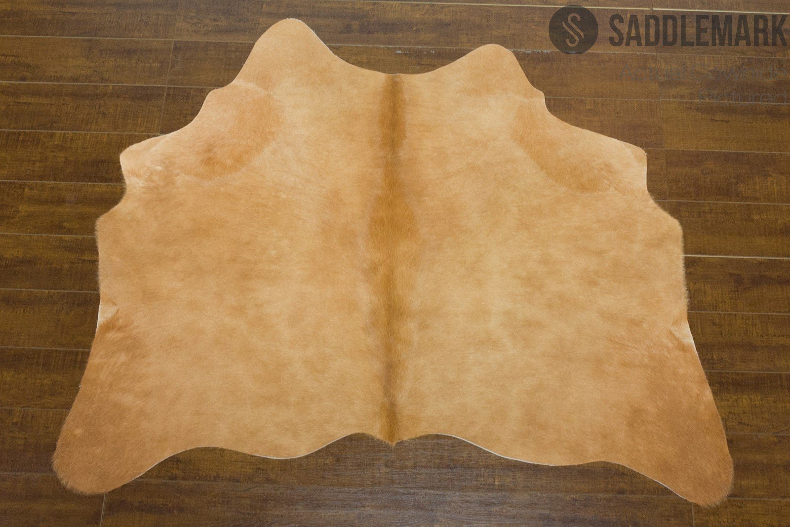 Palomino Brazilian Small Cowhide Rug 4'2" x 4'5" #2593 by Hudson Hides