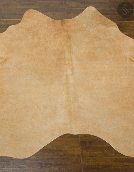 Palomino Brazilian Small Cowhide Rug 5'2" x 5' #2637 by Hudson Hides