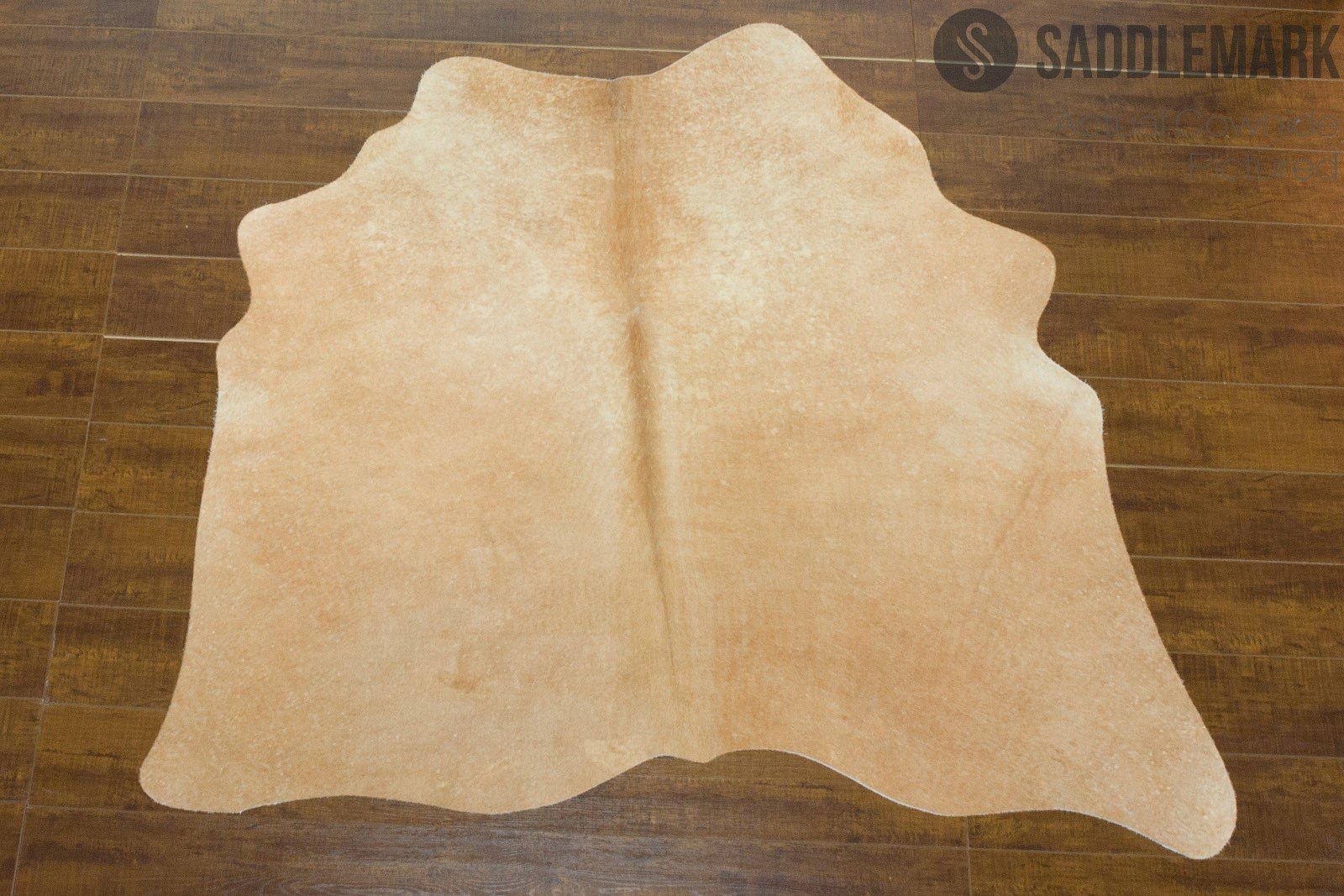 Palomino Brazilian Small Cowhide Rug 4'6" x 4'5" #2639 by Hudson Hides