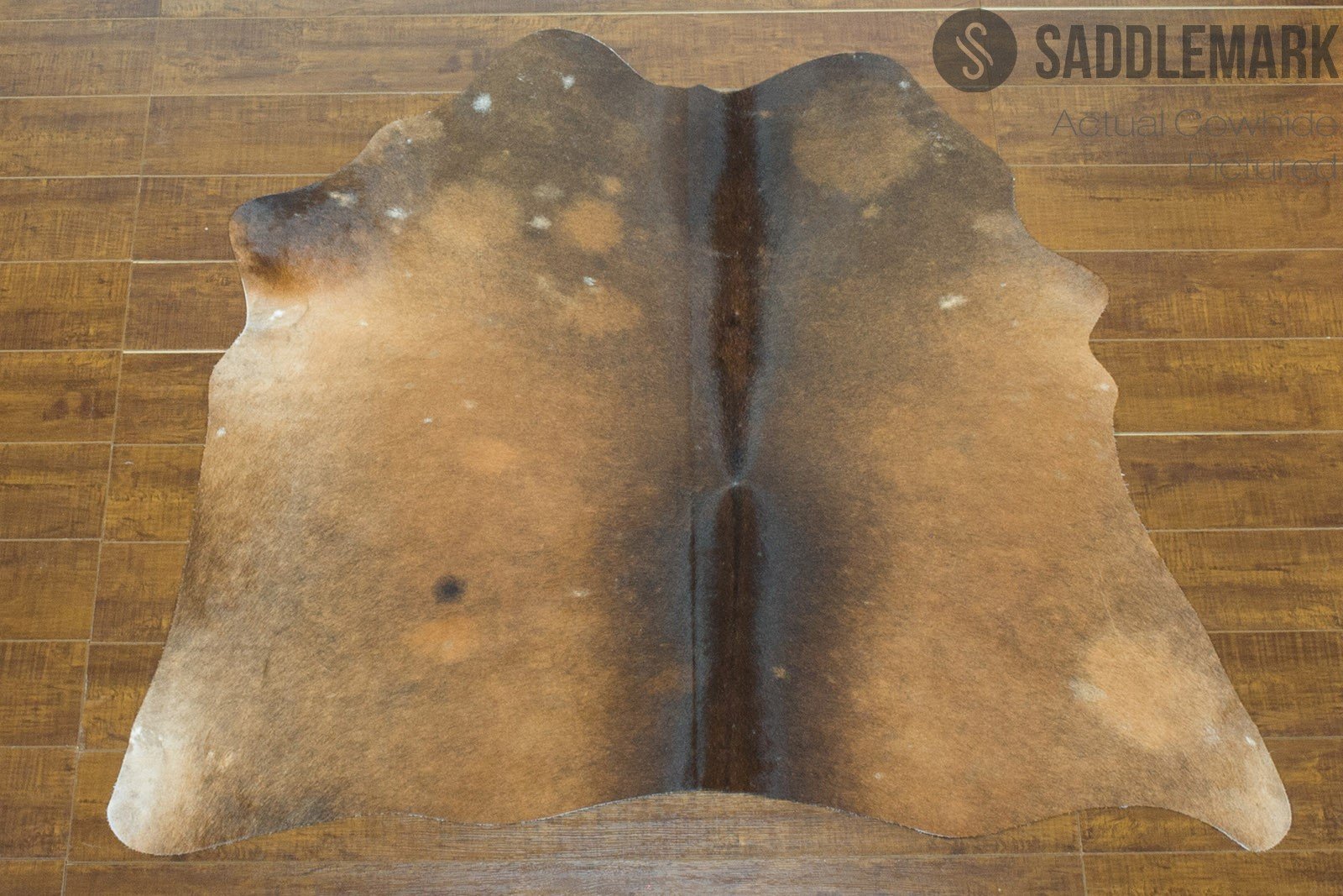 Palomino Brazilian Small Cowhide Rug 4'3" x 4'5" #2642 by Hudson Hides