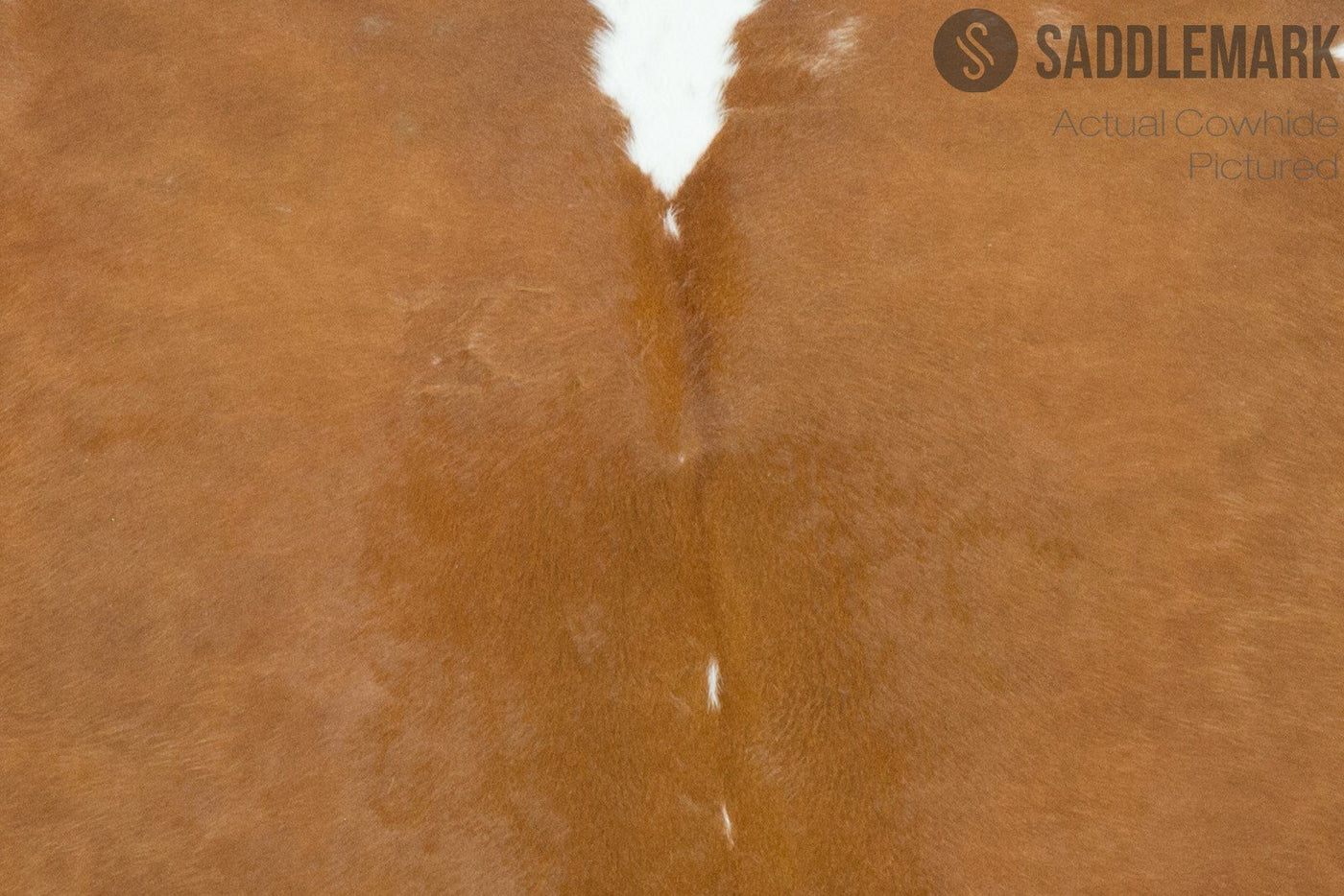 Brown and White Brazilian Small Cowhide Rug 5' x 4'9" #2727 by Hudson Hides