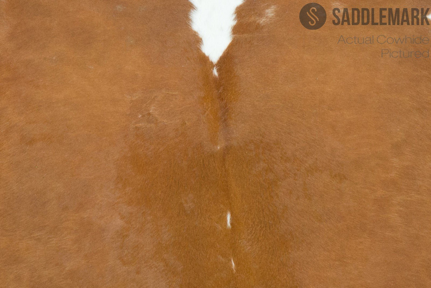 Brown and White Brazilian Small Cowhide Rug 5' x 4'9" #2727 by Hudson Hides