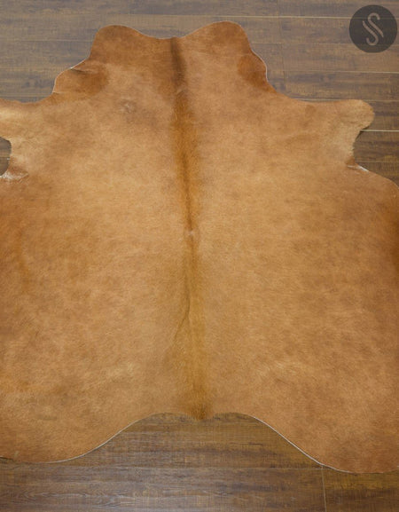 Palomino Brazilian Large Cowhide Rug 6'4" x 6'6" #2728 by Hudson Hides