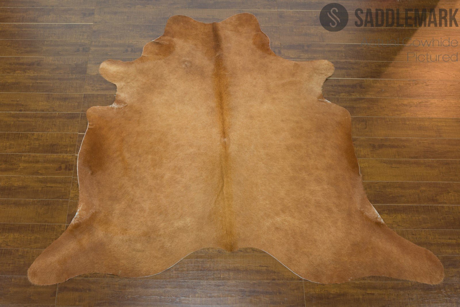 Palomino Brazilian Large Cowhide Rug 6'4" x 6'6" #2728 by Hudson Hides