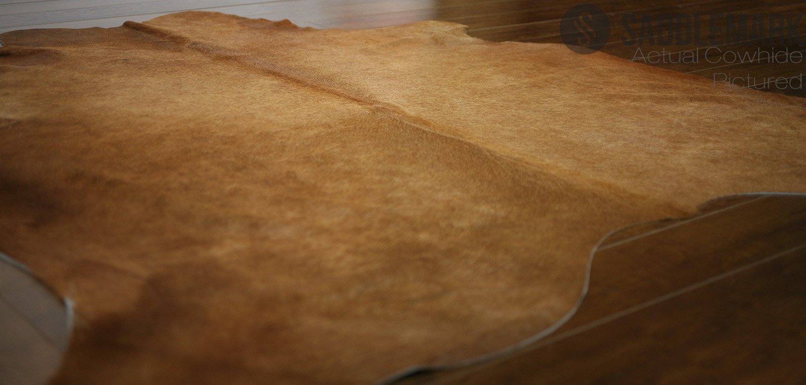 Palomino Brazilian Large Cowhide Rug 6'4" x 6'6" #2728 by Hudson Hides